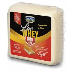 Queijo Prato Trem Minas Lac Whey 85g De Proteína Light 300g