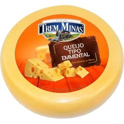 Queijo Tipo Emmental Trem Minas Peça Kg