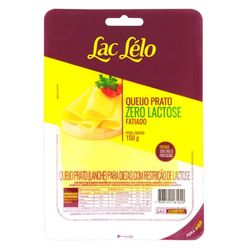 Queijo Lac Lelo Prato Zero Lactose Fatiado 150g