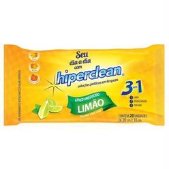 Lenço Umedecido HIPERCLEAN com 20 Unidades