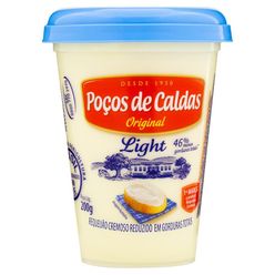 Requeijão Poços De Caldas Light 200g