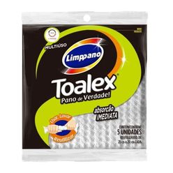 Pano Toalex LIMPPANO com 5 Unidades