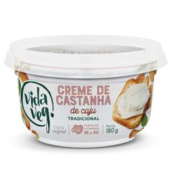 Creme De Castanha De Caju Vida Veg Tradicional 180g