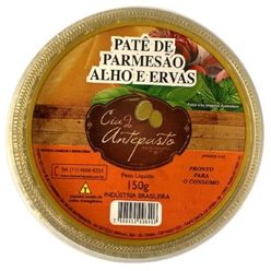 Patê Cia Do Antepasto Parmesão, Alho E Ervas 130g