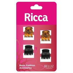 Piranha para Cabelo RICCA Mini 1.5 com 4 Unidades