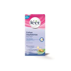 Folha de Cera Depilatória VEET Corporal Com 12 Unidades