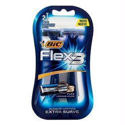 Aparelho de Barbear BIC Flex 3 com 2 Unidades