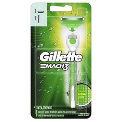 Aparelho de Barbear GILLETTE Mach3 Sensitive Acqua Grip com 1 Unidade