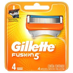 GILLETTE Fusion5 Carga para Aparelho de Barbear com 5 Lâminas 4 un