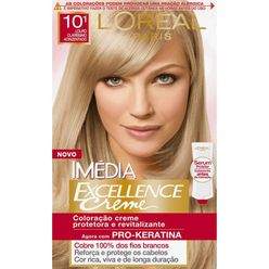Coloração de Cabelo IMÉDIA Excellence Louro Claríssimo Acinzentado 10.1