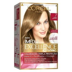 Coloração de Cabelo IMÉDIA Coloração Louro Natural 7