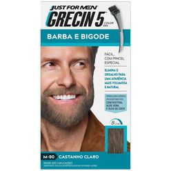 Gel Color Grecin Barba Castanho Claro 80