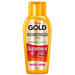 Condicionador Para Cabelo Niely Gold Reconstrução Potente Max Queratina - V + Extrato De Bambu 175ml