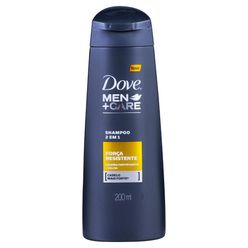 Shampoo DOVE Men Care Força Resistente 2 em 1 200ml