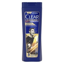 Shampoo Anticaspa CLEAR Men Sports Limpeza Profunda 200ml