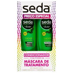 Kit Shampoo E Condicionador Seda Cachos Definidos 325ml