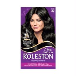 Coloração De Cabelo Koleston Preto 20