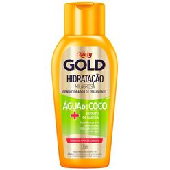 Condicionador Para Cabelo Niely Gold Hidratação Milagrosa água De Coco + Extrato De Babosa 175ml