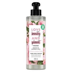 Creme Para Pentear Love Beauty And Planet Curls Intensify Manteiga De Murumuru & Rosa 200ml