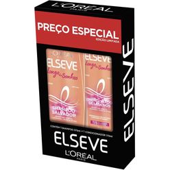 Kit ELSEVE Longo dos Sonhos Shampoo 375ml + Condicionador 170ml