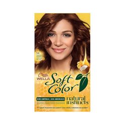 Coloração Para Cabelo Soft Color Castanho Acobreado 54