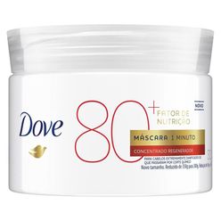 Máscara Capilar DOVE Fator de Nutrição 80+ Concentrada Regeneradora 1 Minuto 300g