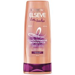 Condicionador de Cabelo ELSEVE Liso dos Sonhos Desmaia Fios 400ml