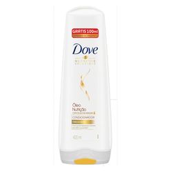 Condicionador de Cabelo DOVE Óleo Nutrição 400ml Grátis 100ml Tamanho Econômico
