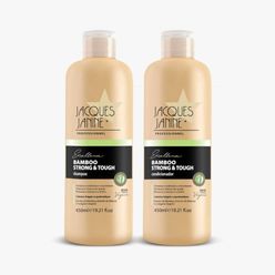 Kit JACQUES JANINE Bamboo Strong & Tough Shampoo + Condicionador 450ml cada