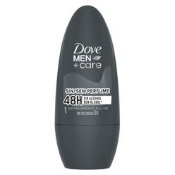 Desodorante DOVE sem Perfume Masculino Roll-On 50ml