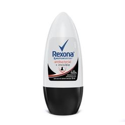 Desodorante REXONA Invisible Antibacterial Feminino Feminino Roll On 50ml
