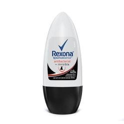 Desodorante Rexona Invisible Antibacterial Feminino Feminino Roll On 50ml