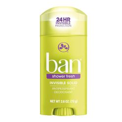 Desodorante BAN Invisible Solid Shower Fresh 73g