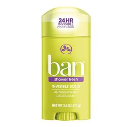 Desodorante BAN Invisible Solid Shower Fresh 73g