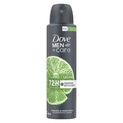 Desodorante DOVE + Care Masculino Limão + Sálvia Aerosol 89g