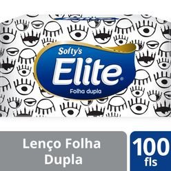 Lenço de Papel SOFTY'S duplo com 100 Unidades