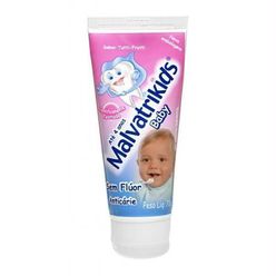 Gel Dental MALVATRIKIDS Baby Tutti-Frutti Sem Flúor Até 4 Anos Frasco