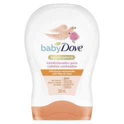 Condicionador de Cabelo DOVE Baby Hidratação Enriquecida Cabelos Cacheados Frasco