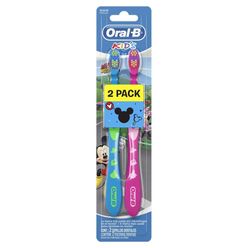 Escova Dental ORAL-B Kids Mickey com 2 Unidades