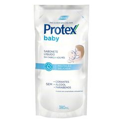 Sabonete Líquido Protex Baby Pro Proteção Delicada Da Cabeça Aos Pés 380ml