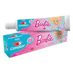 Gel Dental CONDOR Barbie Kids Tutti-Frutti 2-5 Anos com Flúor 50g