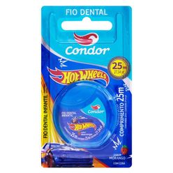 Fio Dental Infantil CONDOR Hot Wheels 25 Metros