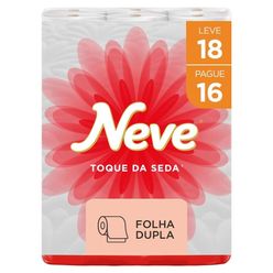 Papel Higiênico Neve Neutro Folha Dupla Leve 18 Pague 16 Rolos 30 Metros