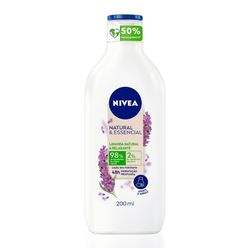 Loção Hidratante Corporal NIVEA Natural & Essencial Lavanda Natural e Refrescante 200ml