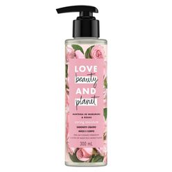 Sabonete Líquido Love Beauty And Planet Caring Moisture Manteiga De Murumuru & Rosas 300ml