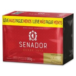 Sabonete SENADOR com 4 Unidades 130g cada Leve Mais Pague Menos