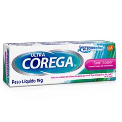 Creme Fixador para Dentadura COREGA Ultra sem sabor 19g