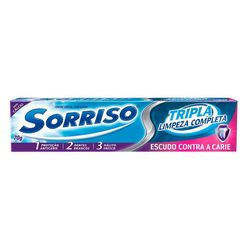 Creme Dental Sorriso Tripla Limpeza Completa White 70g