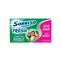 Gel Dental Sorriso Fresh Hortelã Explosion Com 3 Unidades 90g Cada Leve Mais Por Menos