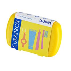 Kit Viagem CURAPROX Estojo+Escova+Creme Dental 10ml Travel